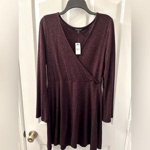 NWT Express faux wrap dress